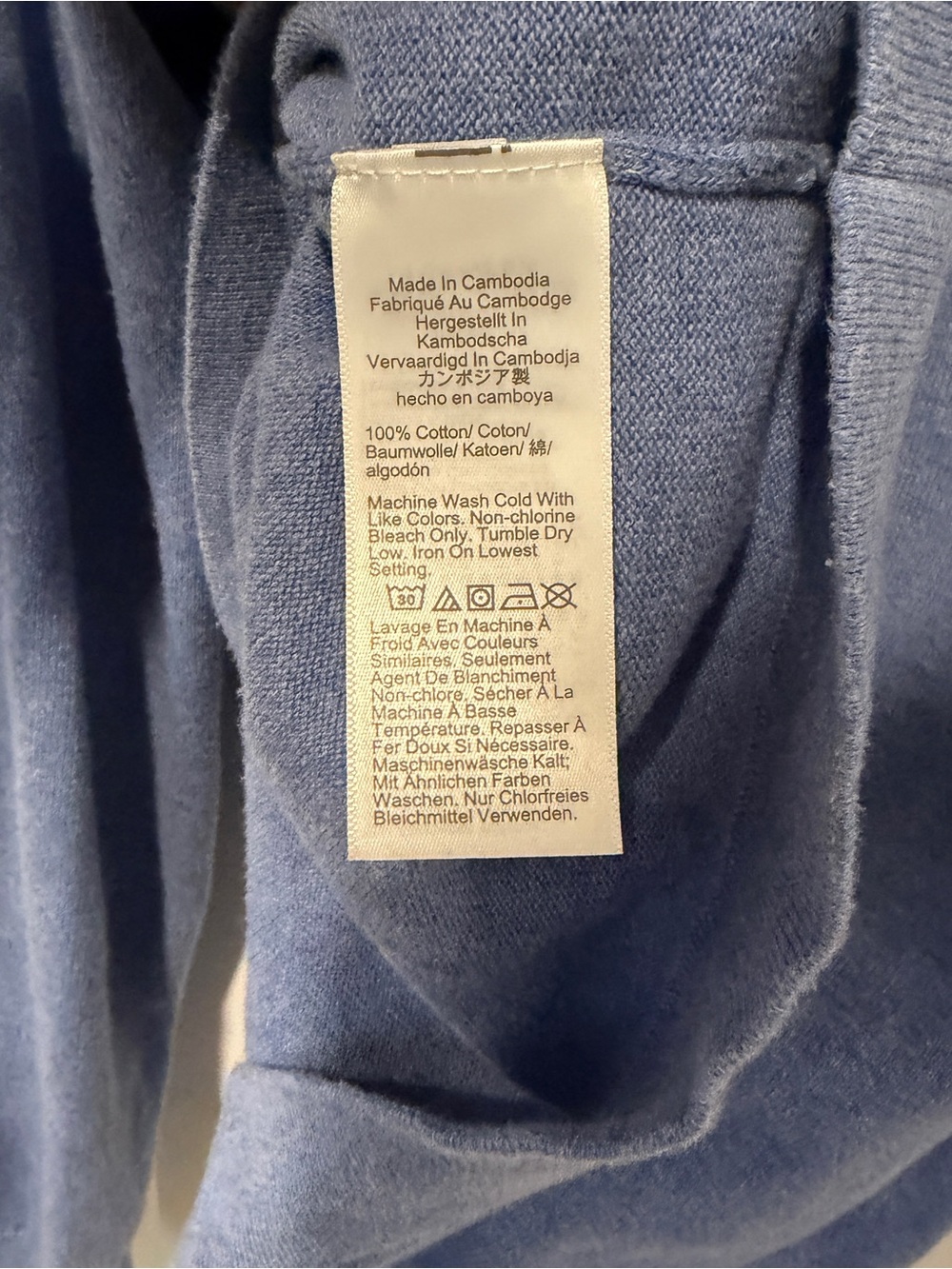 J. Crew Men’s Light Blue Crewneck Sweater - Picture 3 of 4